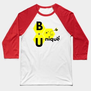 Be You'nique - Light Theme Baseball T-Shirt